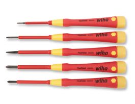 Wiha 32085 Insulated PicoFinish Sl Ph Screwdriver Set 5 Piece