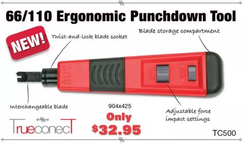 66/110 Punch Down Tool, Impact Punchdown Tool - Specialized Products