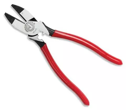 Hand Engraved Lineman Crimping Pliers 
