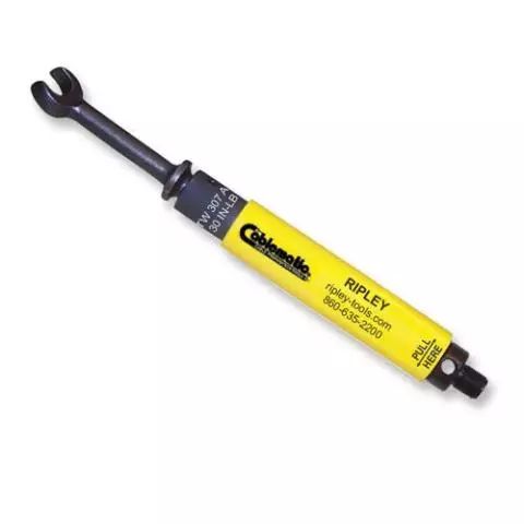 Ripley Cablematic TW 207AH/IT 7/16 Angled Torque Wrench, 20 In-Lb
