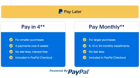 PayPal Payment - Buy Now Pay Later