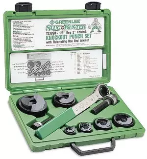 Greenlee 830 Bi-Metal Hole Saw Kit, 1/2'' - 2'' Conduit