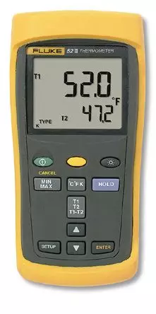 Dual Probe-Thermocouple, Digital Thermometer, High-Precision