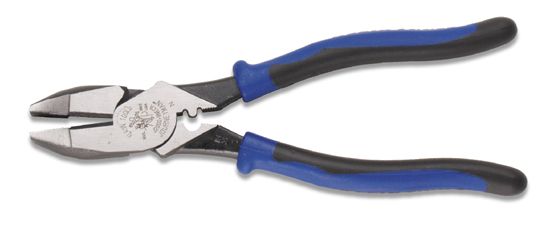 Klein Tools J2000-9NECR Cut/Crimp Journeyman Pliers, Lineman 9