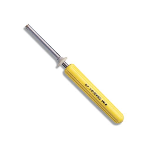 Ok Industries UW4 Wire Unwrap Tool, LH, 20-26 AWG, Yellow
