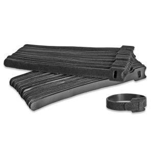 Jonard Tools CTS-812/100 Hook & Loop Cable Ties 8x1/2'', 100/Pk