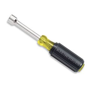 Klein Tools 630-7/16 Cushion Grip Nutdriver, 7/16''x3''