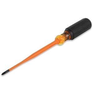 Klein 6956INS Slim-Tip Insulated Phillips Screwdriver, #1x6''