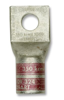 BURNDY YA31L Compression Lug, One Hole 350 kcmil, RED