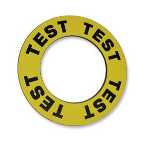 SPC RING-YB Warning Yellow Ring: TEST