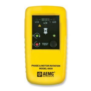 AEMC 2121.11 Model 6609 Phase & Motor Rotation Meter