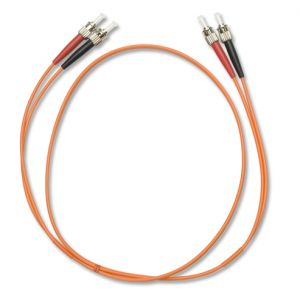 FiberXP ST to ST Fiber Optic Patch Cable Multimode Duplex, 2m