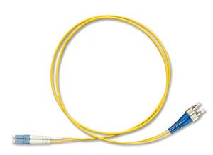 FiberXP LC to FC Fiber Optic Patch Cable Single Mode Duplex, 1m