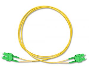 FiberXP SC/APC-SC/APC Fiber Patch Cable Single Mode Duplex, 2m