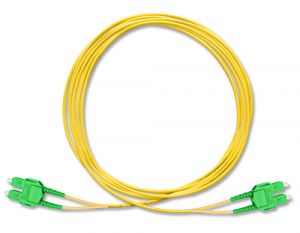FiberXP SC/APC-SC/APC Fiber Patch Cable Single Mode Duplex, 5m