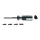 Klein 70035 Multi-Bit Magnetic Screwdriver, Ph, Sl Bits, 5-Piece