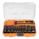 Klein 65239 KNECT Flip-20 SAE/Metric Impact Socket Set, 13-Pc