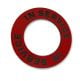 SPC RING-RB Warning Red Ring: IN SERVICE