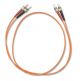 FiberXP ST to ST Fiber Optic Patch Cable Multimode Duplex, 3m