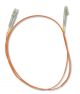 FiberXP LC to LC Fiber Optic Patch Cable Multimode Duplex, 1m