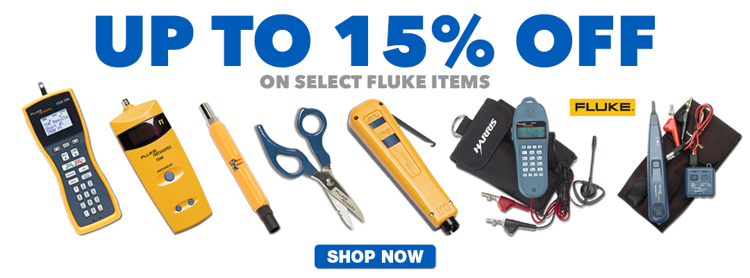 Save up to 15% on select Fluke items