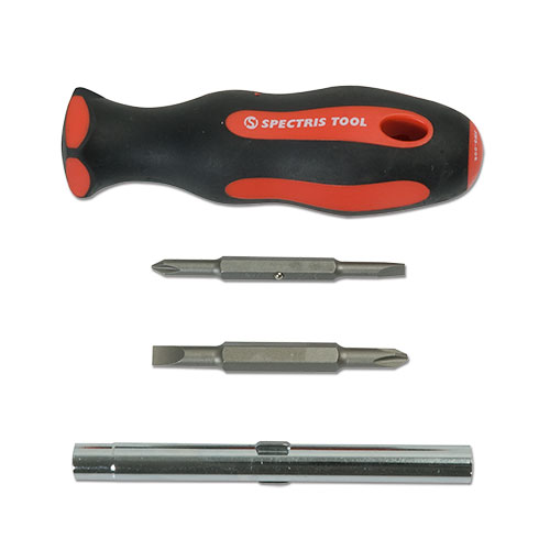 Spectris Tool SMS-006 Multi-Purpose Multi-Bit 6-in-1 Screwdriver